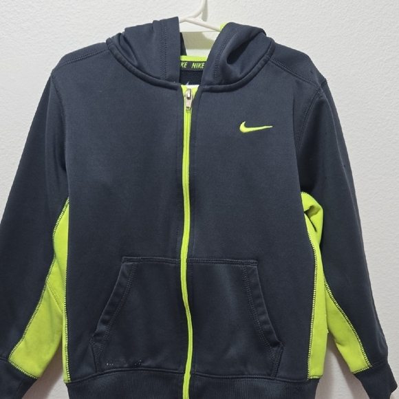 Nike Other - Nike Kids Hoodie in Black and Neon Green